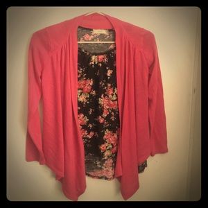 2/$25 🛍 Girl’s Pink Open Front Casual Cardigan